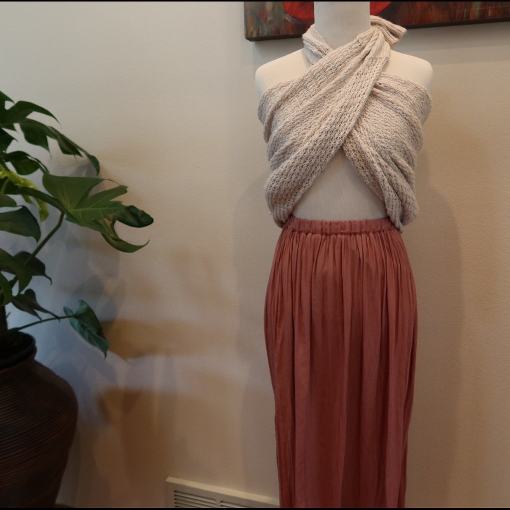 High Waist Maxi Skirt